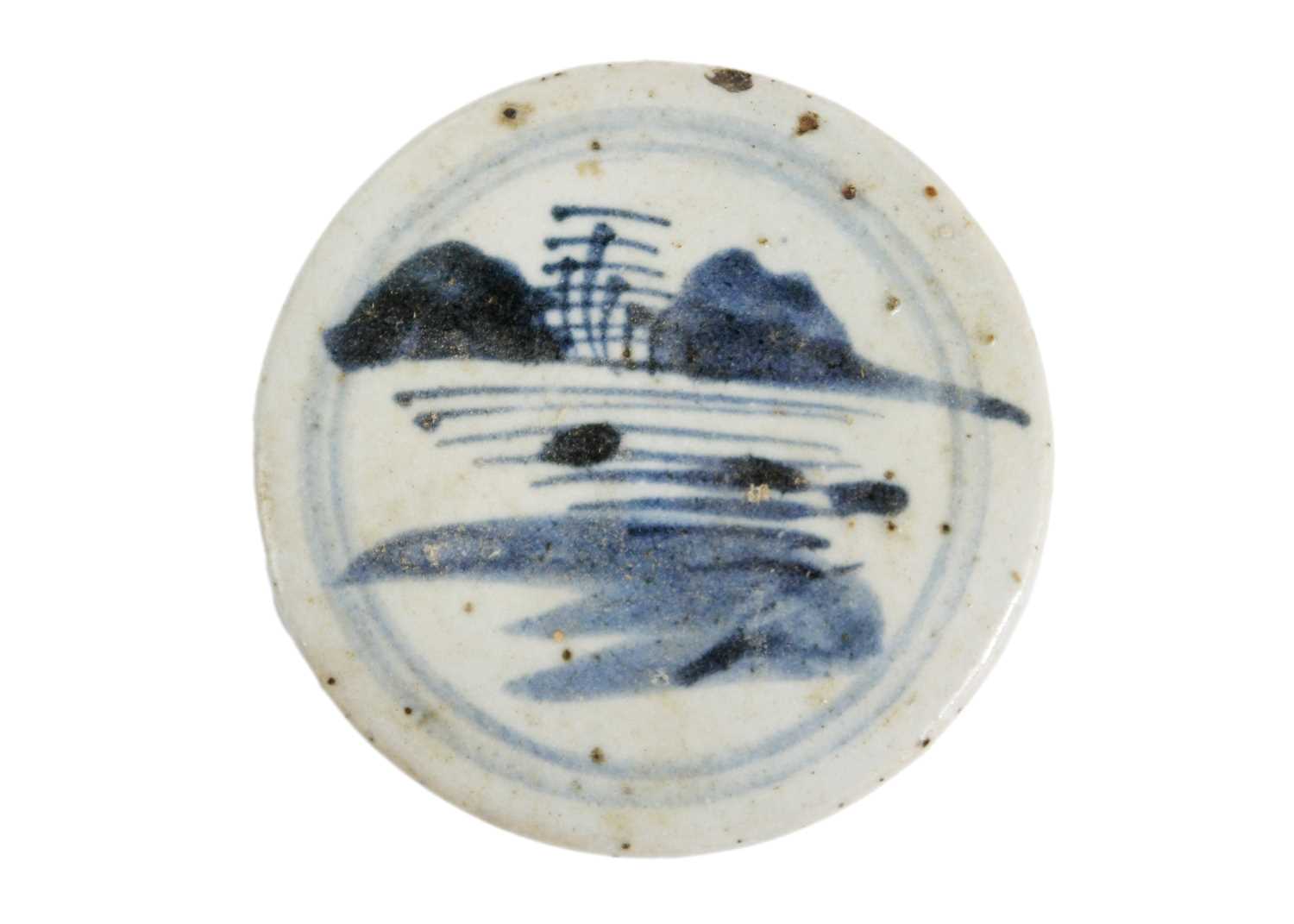 A Chinese blue and white porcelain ginger jar & cover, 19th century. - Image 7 of 7