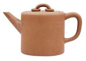 A Chinese Yixing teapot.