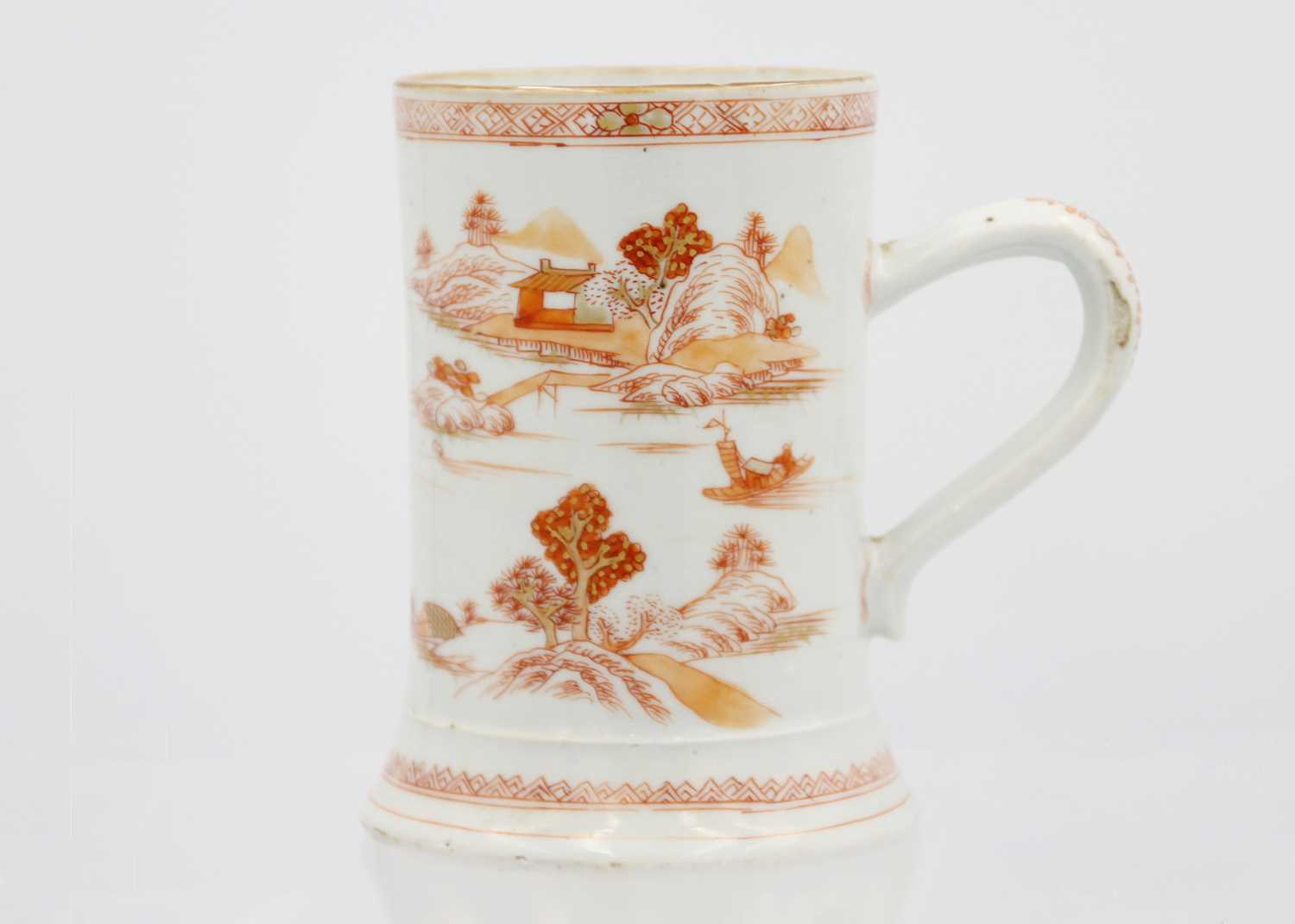 Two Chinese porcelain tankards, 18th century. - Image 7 of 16