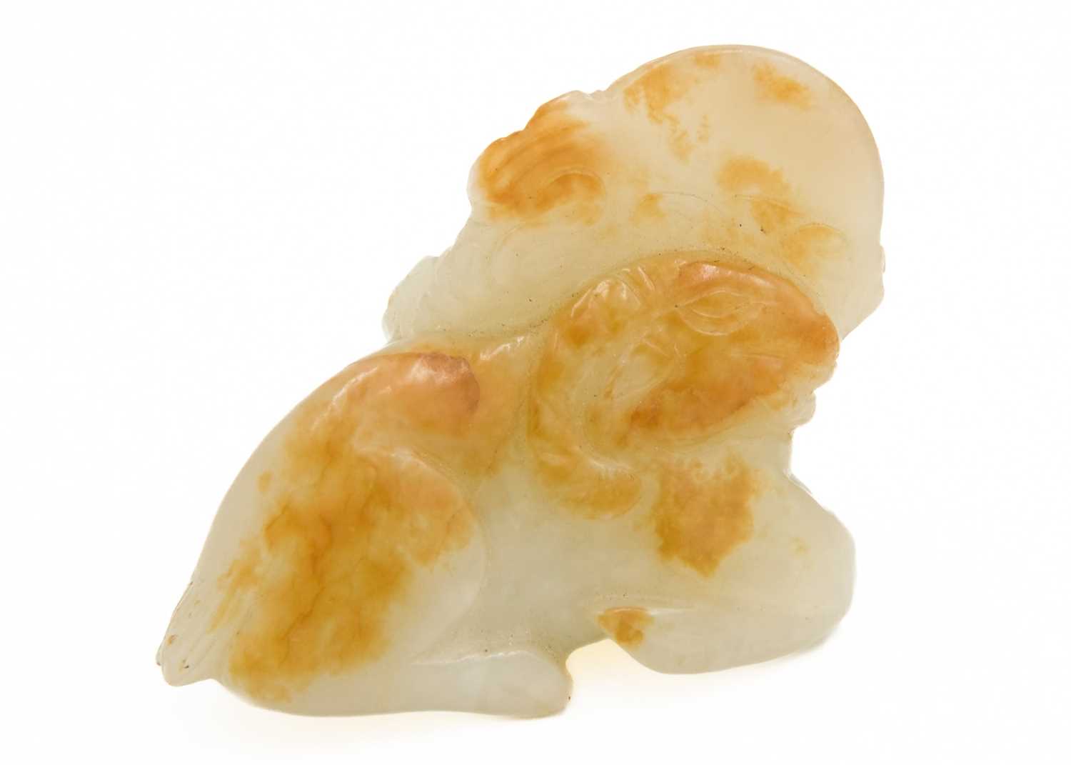 A Chinese carved jade model of a ram, Qing Dynasty, 19th century. - Image 5 of 16