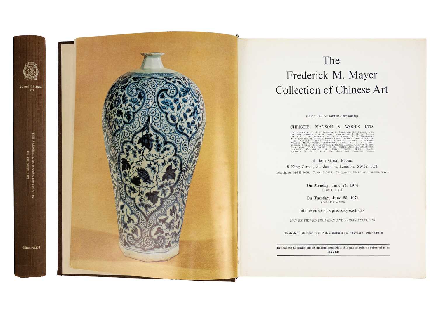The Frederick M. Mayer Collection of Chinese Art, Christies catalogue, London, 1974.