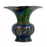 A Chinese Canton painted copper vase, circa 1800.