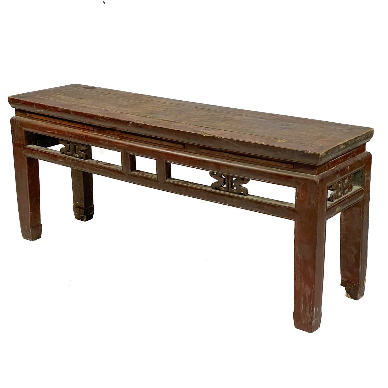 Two similar Chinese hardwood centre tables - Image 5 of 5