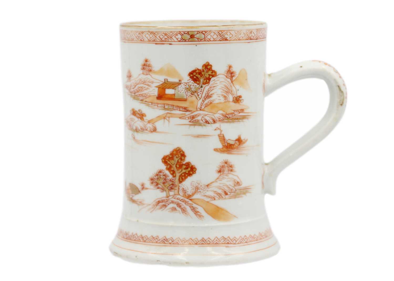Two Chinese porcelain tankards, 18th century. - Image 6 of 16