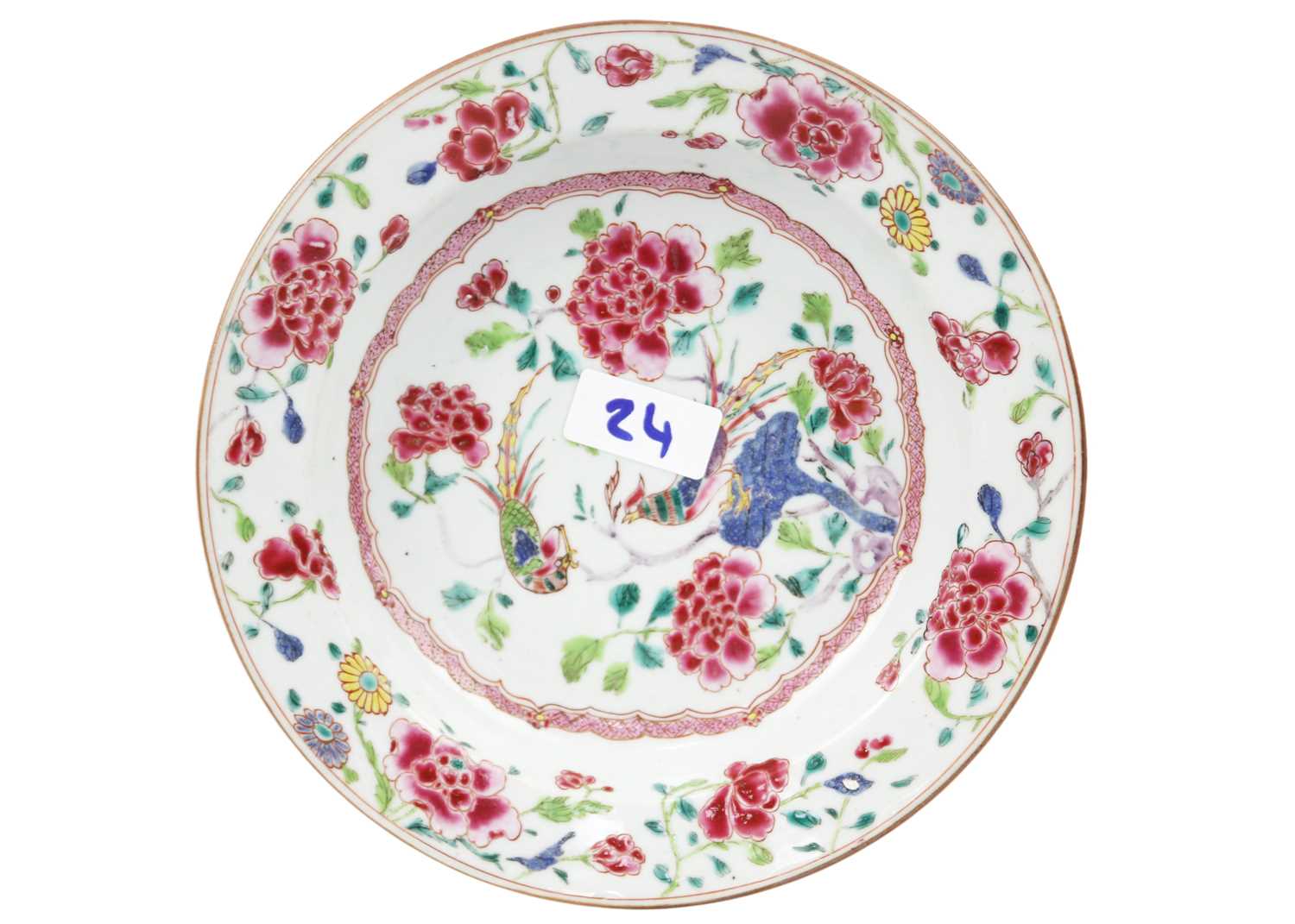 Two Chinese Imari porcelain plates, 18th century. - Image 9 of 9