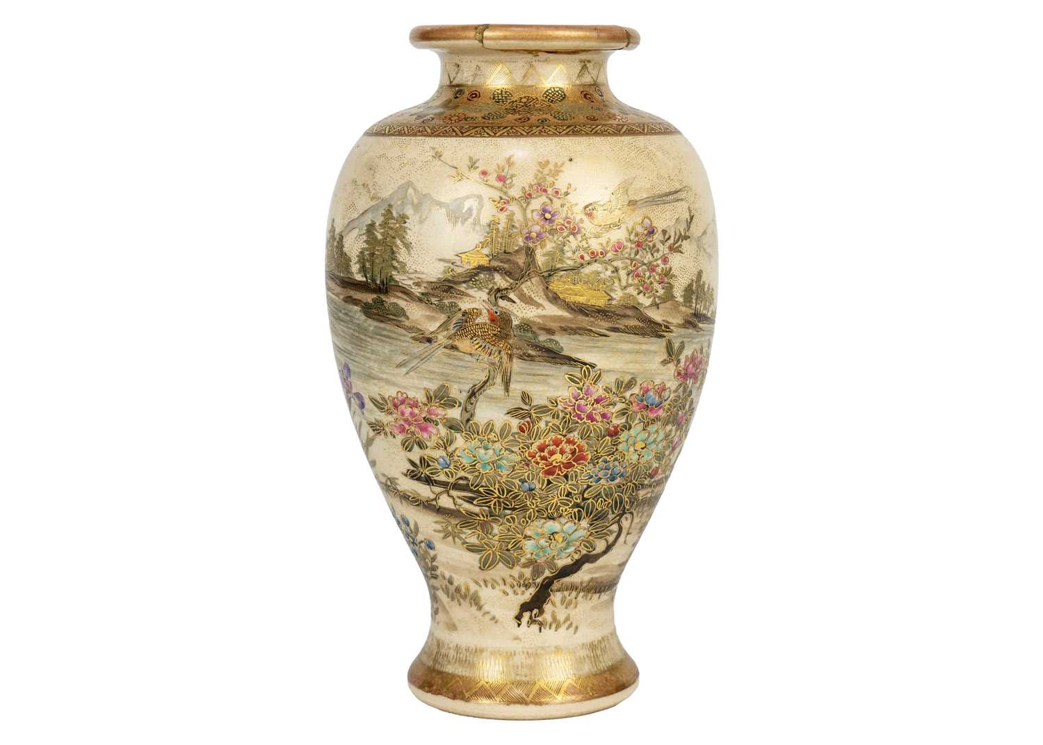 A Japanese Satsuma vase, Meiji period. - Image 3 of 7