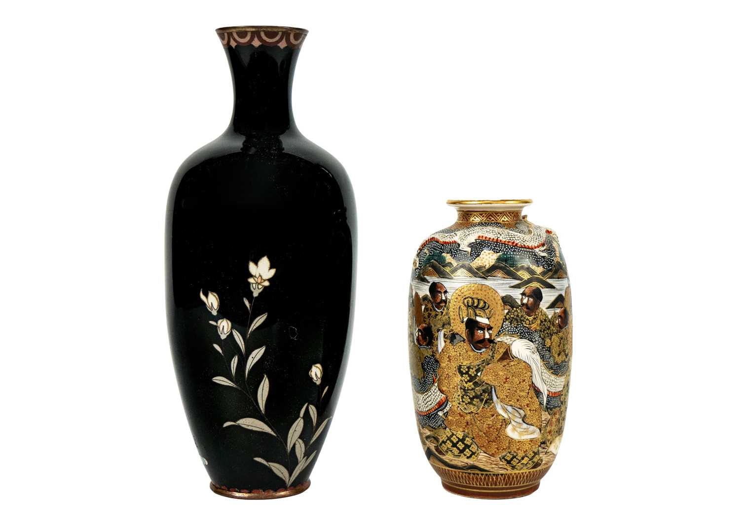 A Japanese Satsuma 'Thousand Faces' vase, Meiji period. - Image 2 of 7