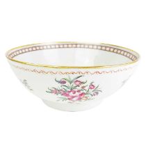 A large Chinese famille rose porcelain bowl, 18th century,