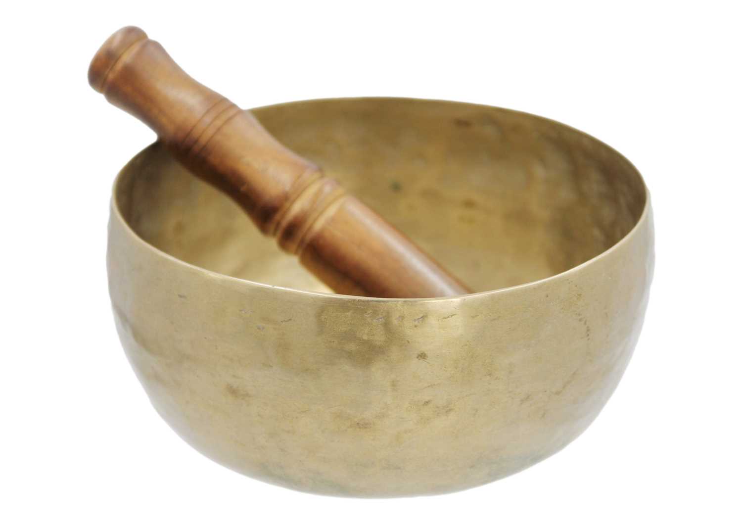 A Tibetan polished bronze singing bowl. - Image 6 of 6