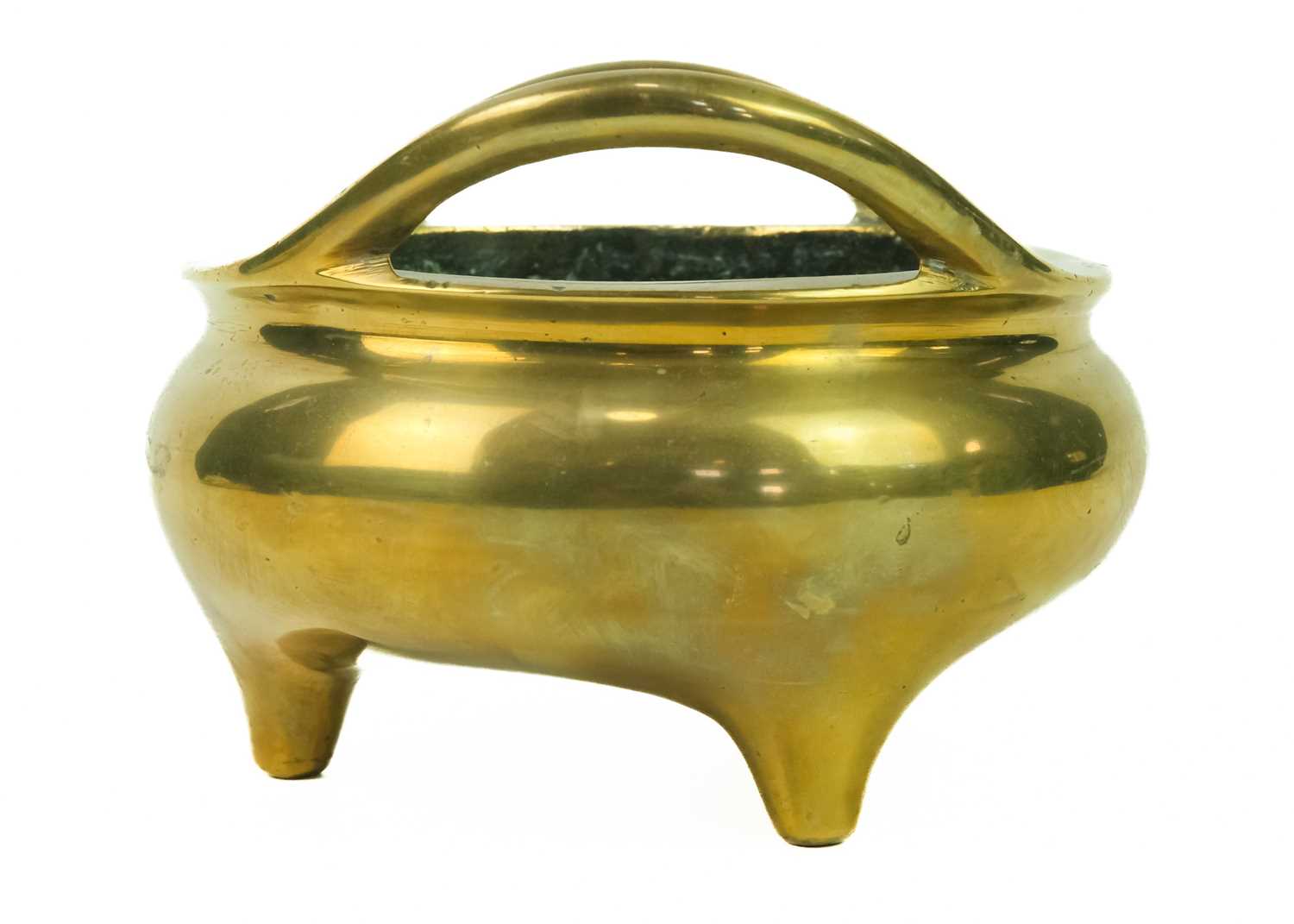 A Chinese polished bronze censer, 18th/19th century. - Image 5 of 5