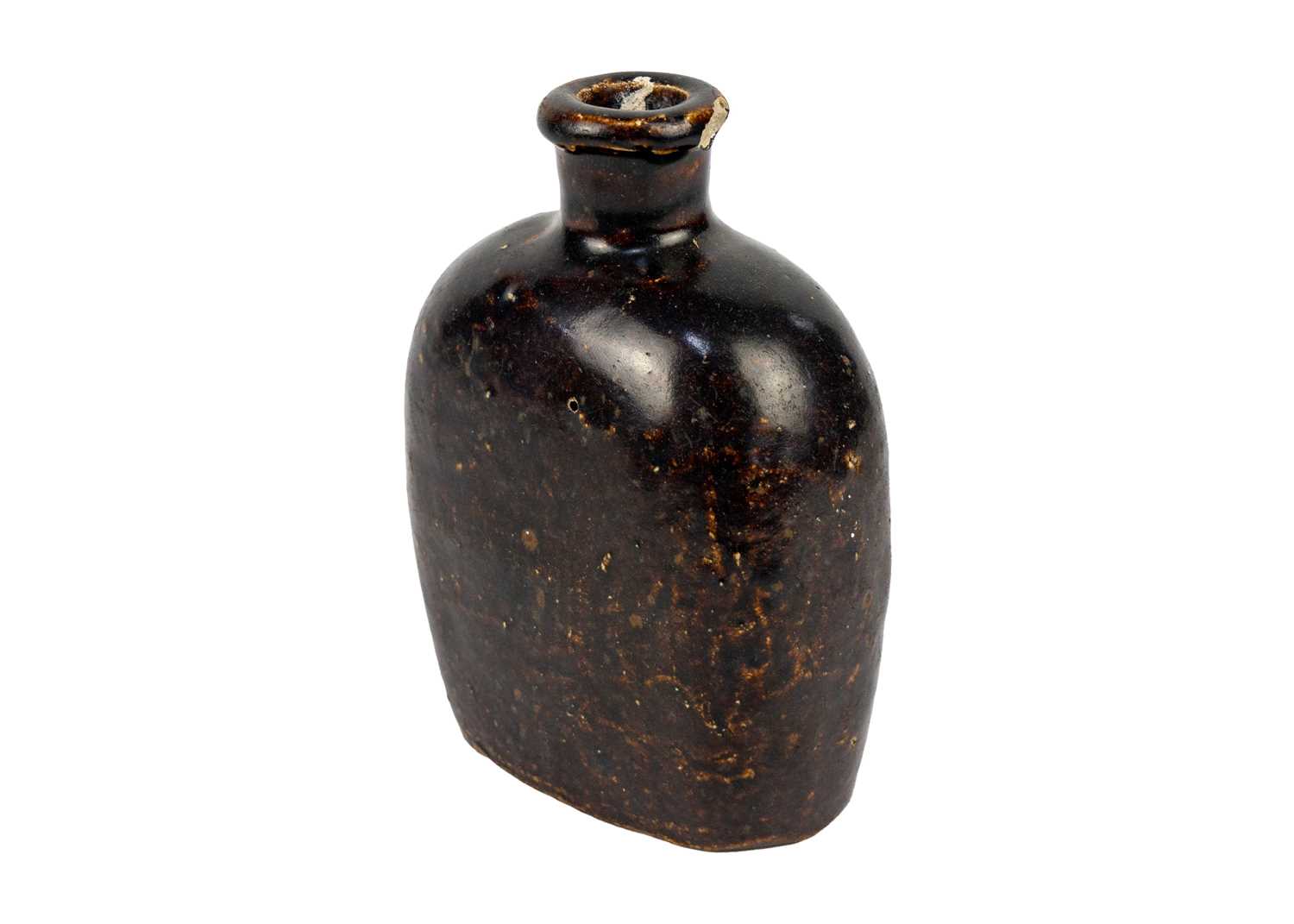 A Chinese brown glazed flask, character marks, - Image 12 of 13