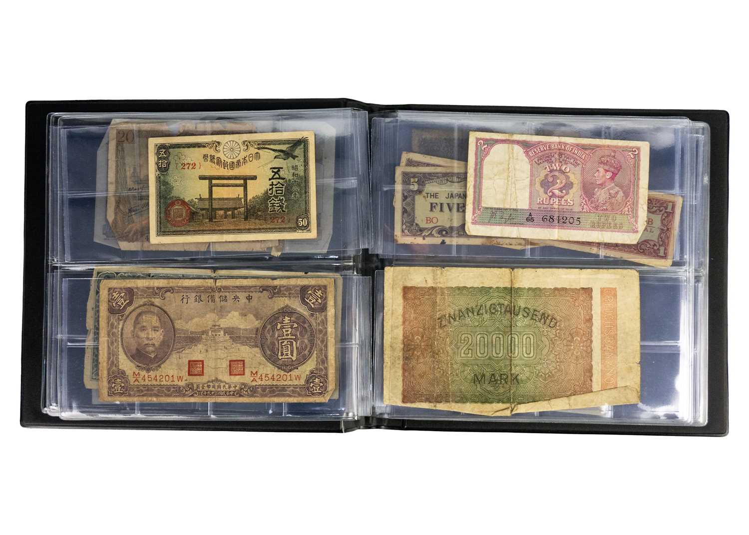 A quantity of banknotes, including Chinese, Japanese and Indian - Image 3 of 10