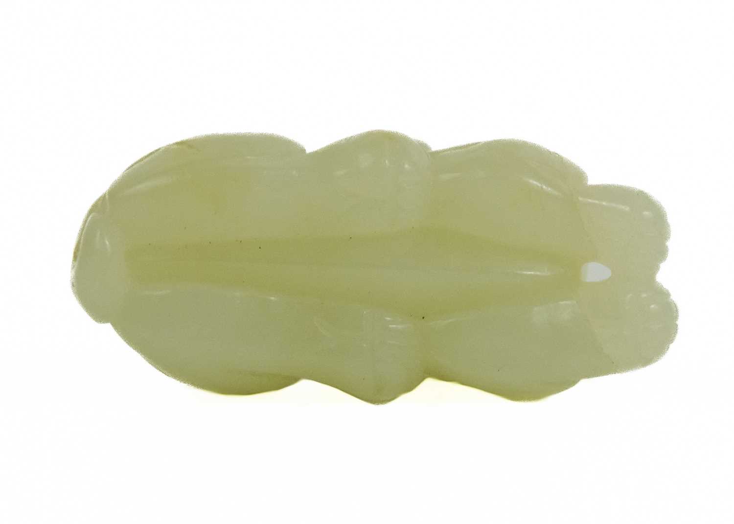 A Chinese jade Pixiu, late Qing Dynasty. - Image 4 of 5