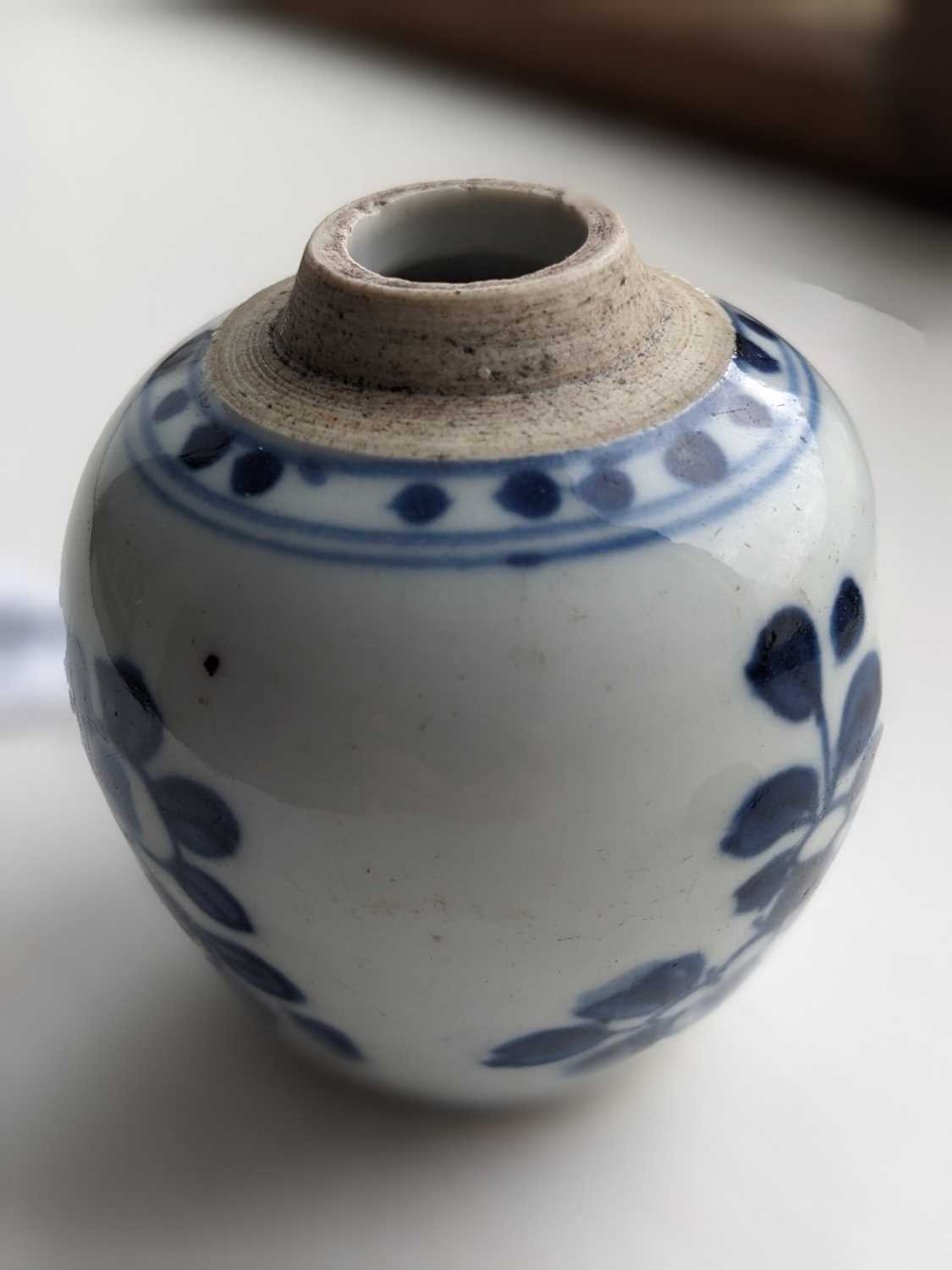 A Chinese blue and white porcelain jar, 18th/19th century. - Image 8 of 9