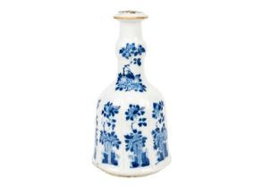 A Chinese blue and white hookah base, Kangxi, 1662-1722.