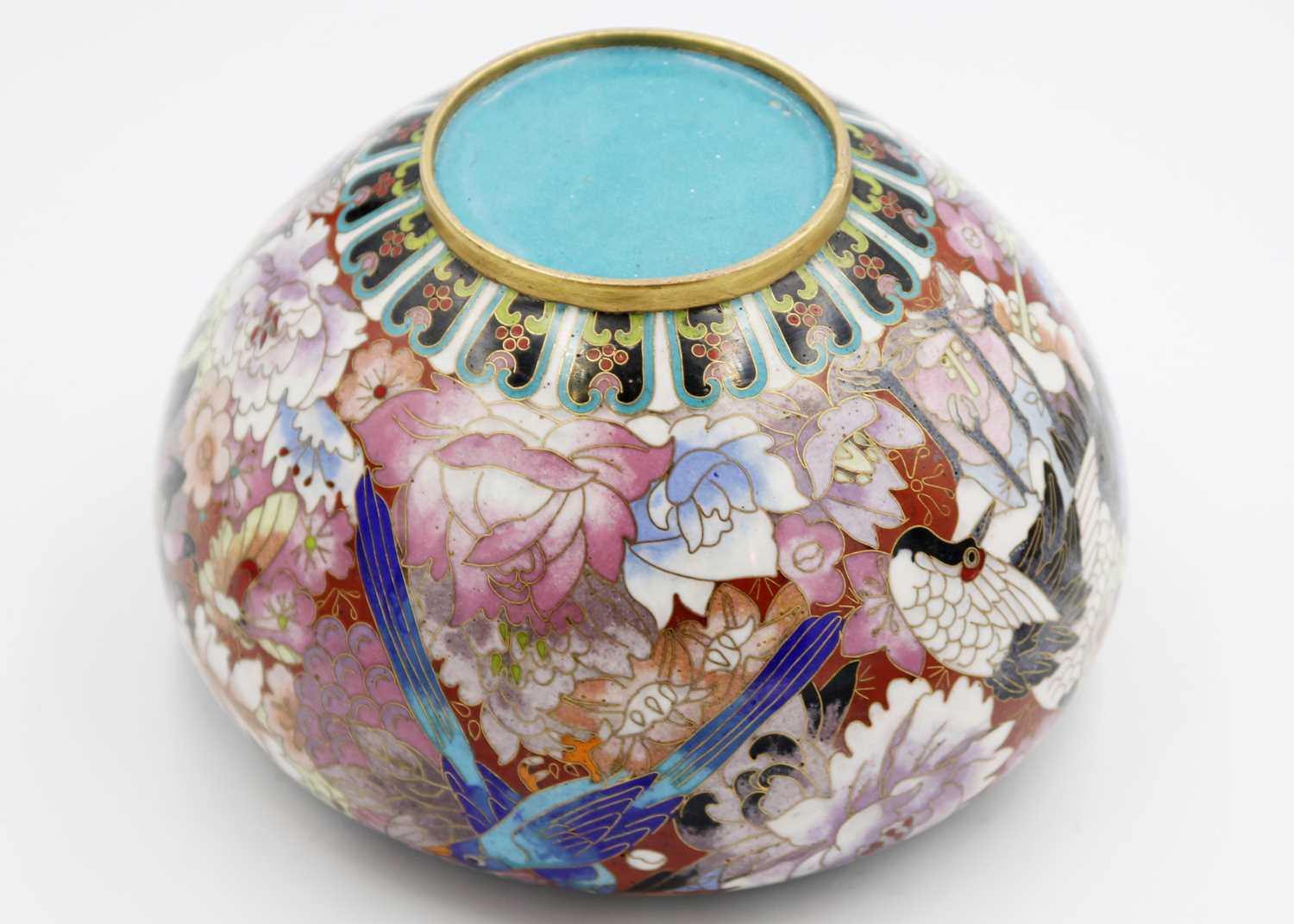 A Chinese cloisonne jardiniere, early 20th century; - Image 8 of 11