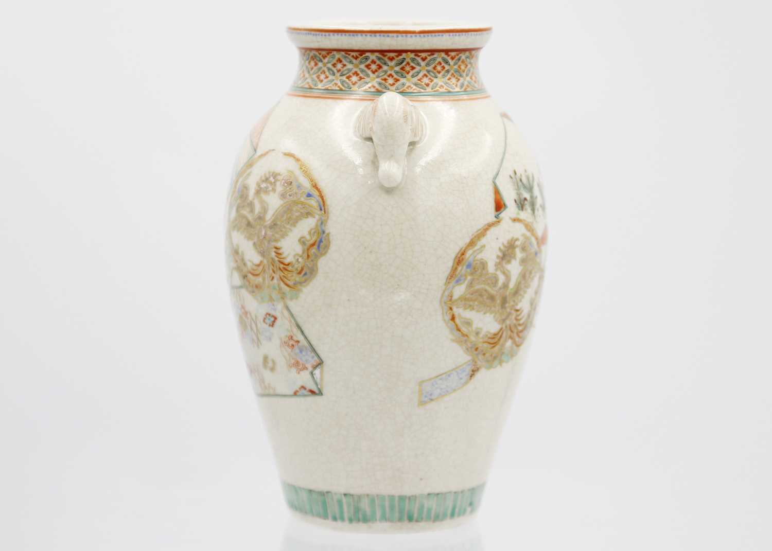 A Japanese Satsuma vase, Meiji period. late 19th century. - Image 3 of 7