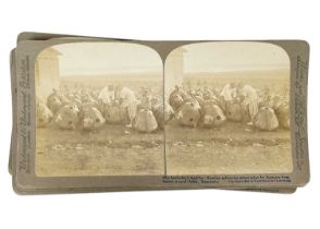 Twenty-seven stereoviews depicting the Russian-Japanese war, early 20th century.