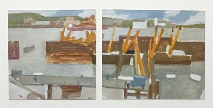 Michael UPTON (1938-2002) Trawlers (Two Studies)