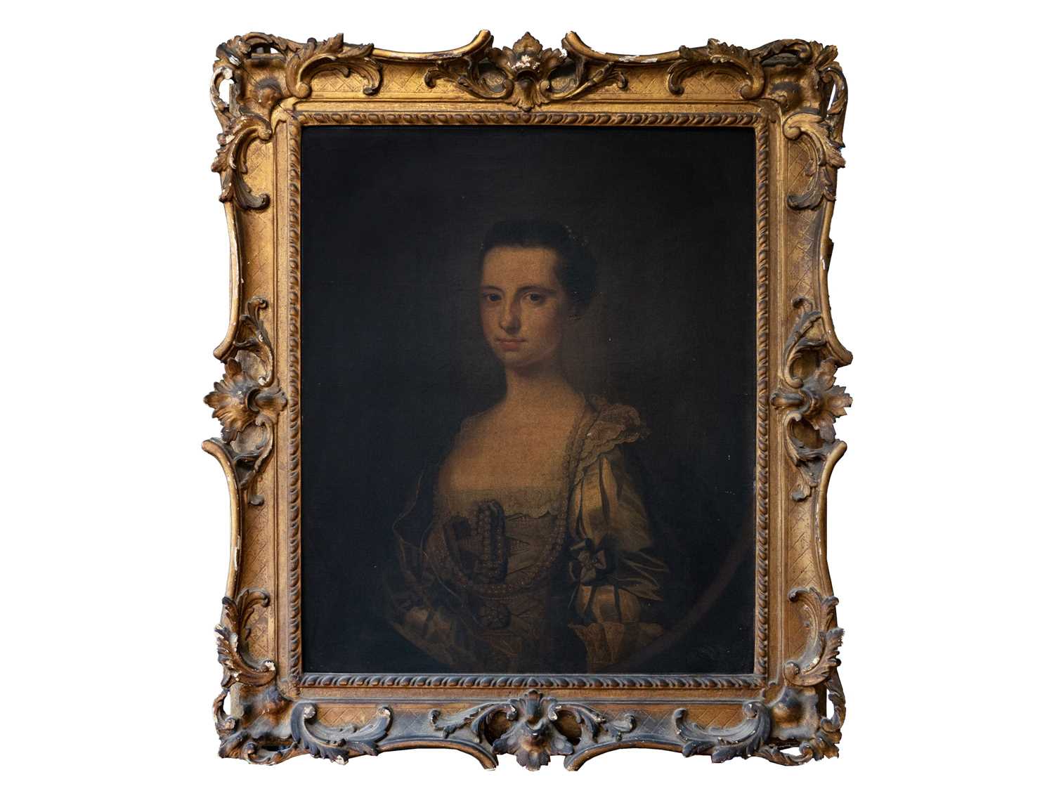 School of Allan RAMSAY (1713-1784) Portrait within a feined oval - Image 2 of 5