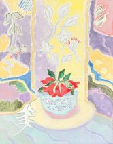 Rosina ROGERS (1918-2011) Rhododendrons in Fish Bowl