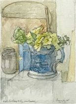 Francis HEWLETT (1930-2012) 'Happy Birthday' Floral Still-Life
