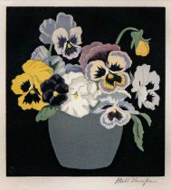 Hall THORPE (1874-1947) Pansies