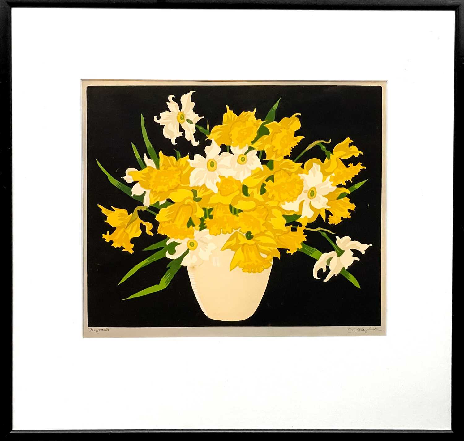 Thomas Todd BLAYLOCK (1876-1929) Daffodils - Image 2 of 3