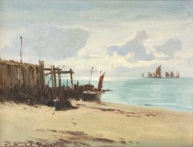 Edmund George FULLER (1858-1944) The Old Breakwater St. Ives