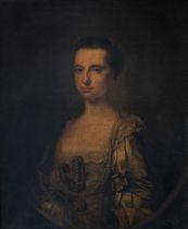 School of Allan RAMSAY (1713-1784) Portrait within a feined oval