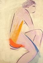 Mary STORK (1938-2007) Seated Nude