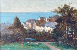 Richard WANE (1852 - 1904) A view across Mounts Bay from Newlyn