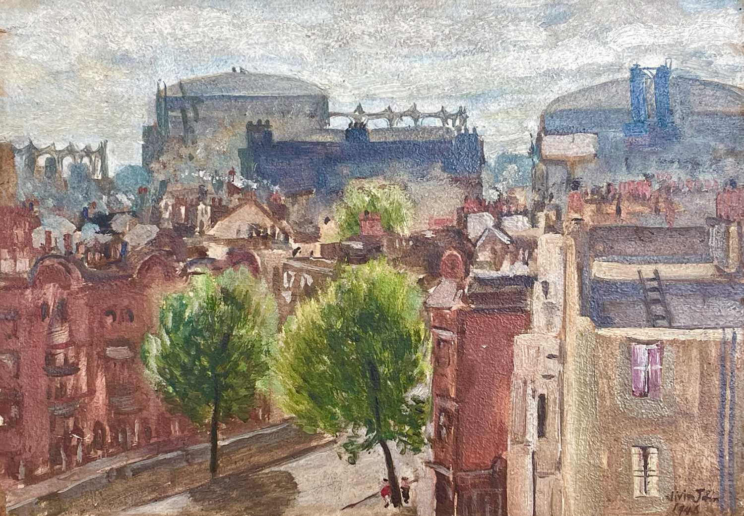 Vivien JOHN (1915-1994) View From Milton Chambers