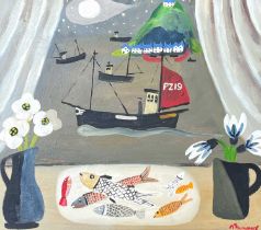 Alan FURNEAUX (1953) PZ 19 with Still Life and Fish