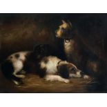 Conradyn CUNAEUS (1828-1895) Dogs at Rest
