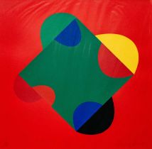 Terry FROST (1915-2003) Development of a Square within a Square (Red) (Kemp 204), 2000