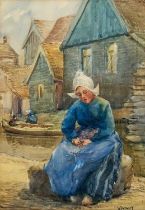 Walter LANGLEY (1852-1922) Dutch Girl