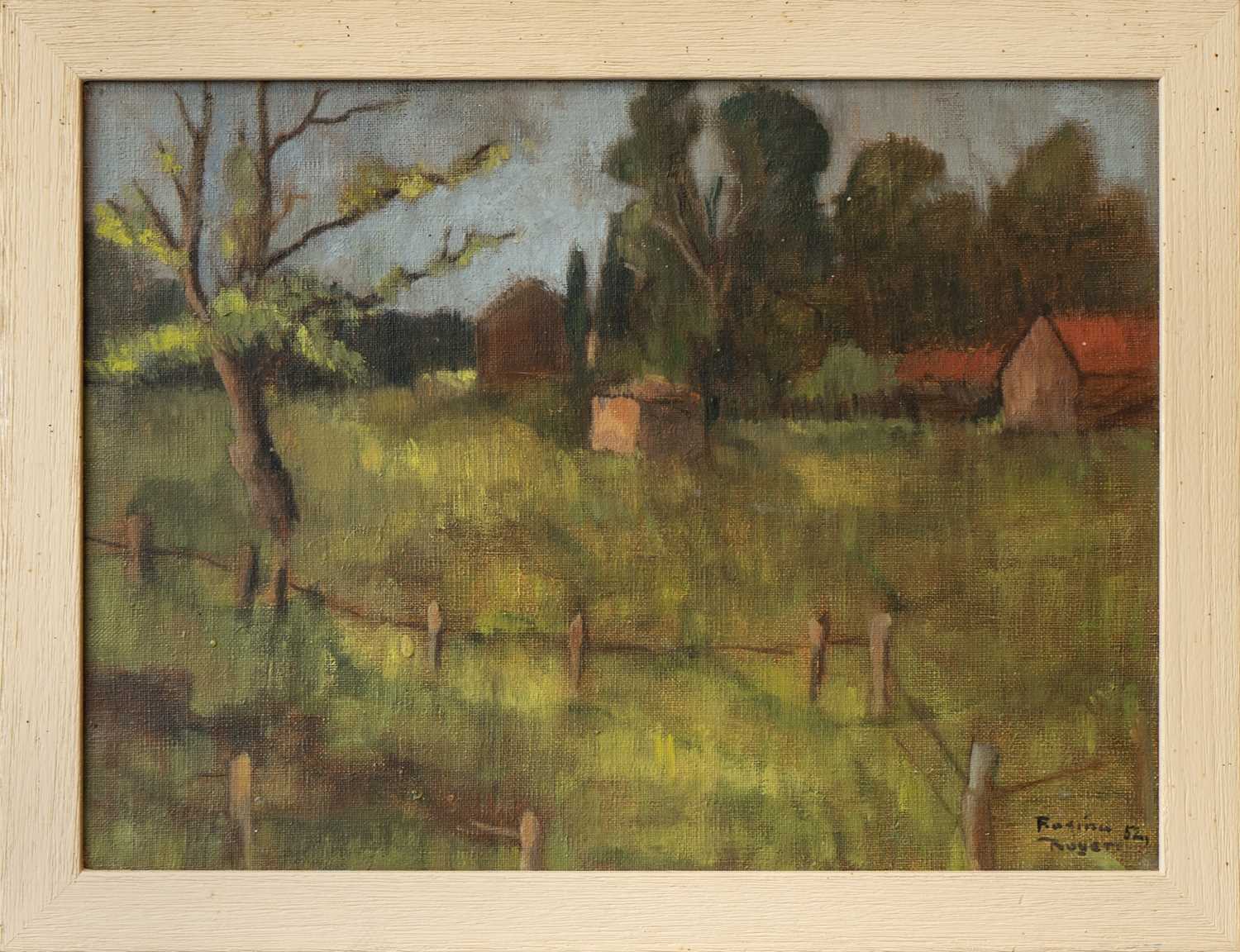 Rosina ROGERS (1918-2011) Landscape by the Stour (1952) - Bild 2 aus 3