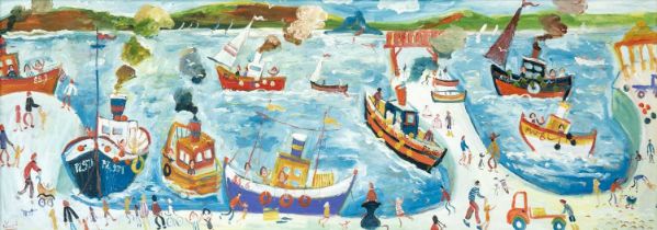Simeon STAFFORD (1956) Newlyn Boats