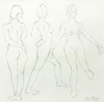 Paul HOARE (XX-XXI) Three Nudes