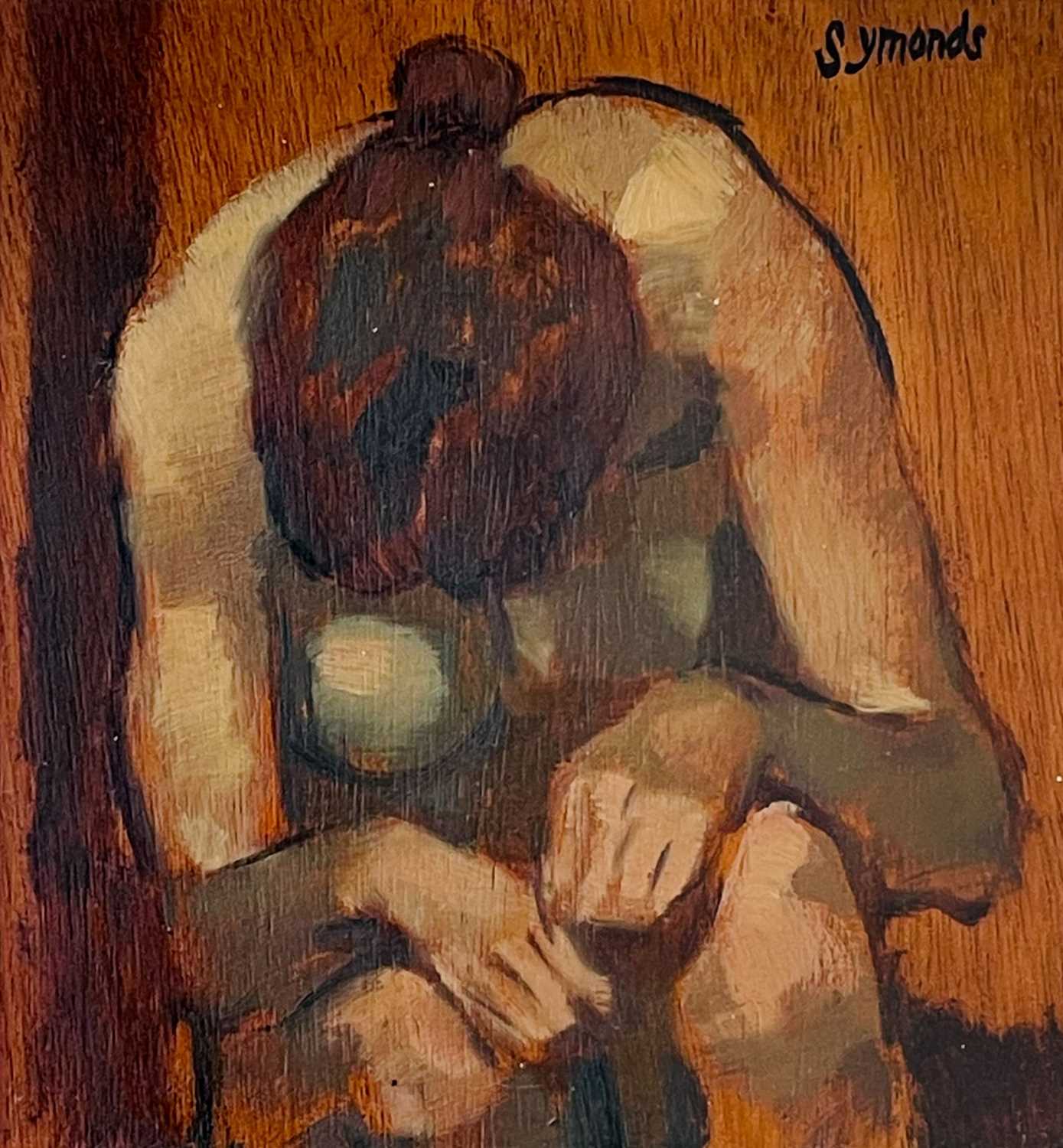 Ken SYMONDS (1927-2010) Nude Seated Front (Debby)