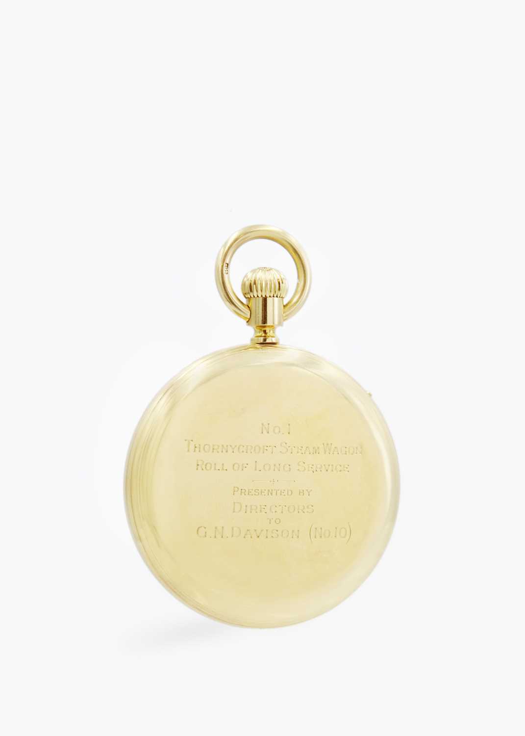 DENT - An unusual 18ct cased chronograph crown wind open face pocket watch, no. 37660. - Image 4 of 12