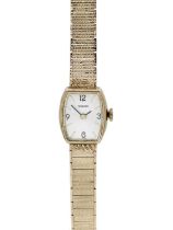 TUDOR - A 9ct lady's manual wind bracelet wristwatch.