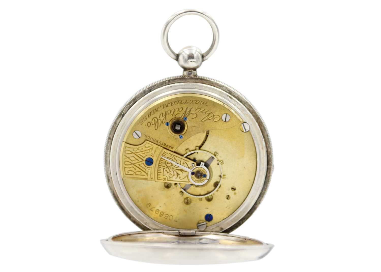 A selection of three pocket watches. - Image 9 of 10