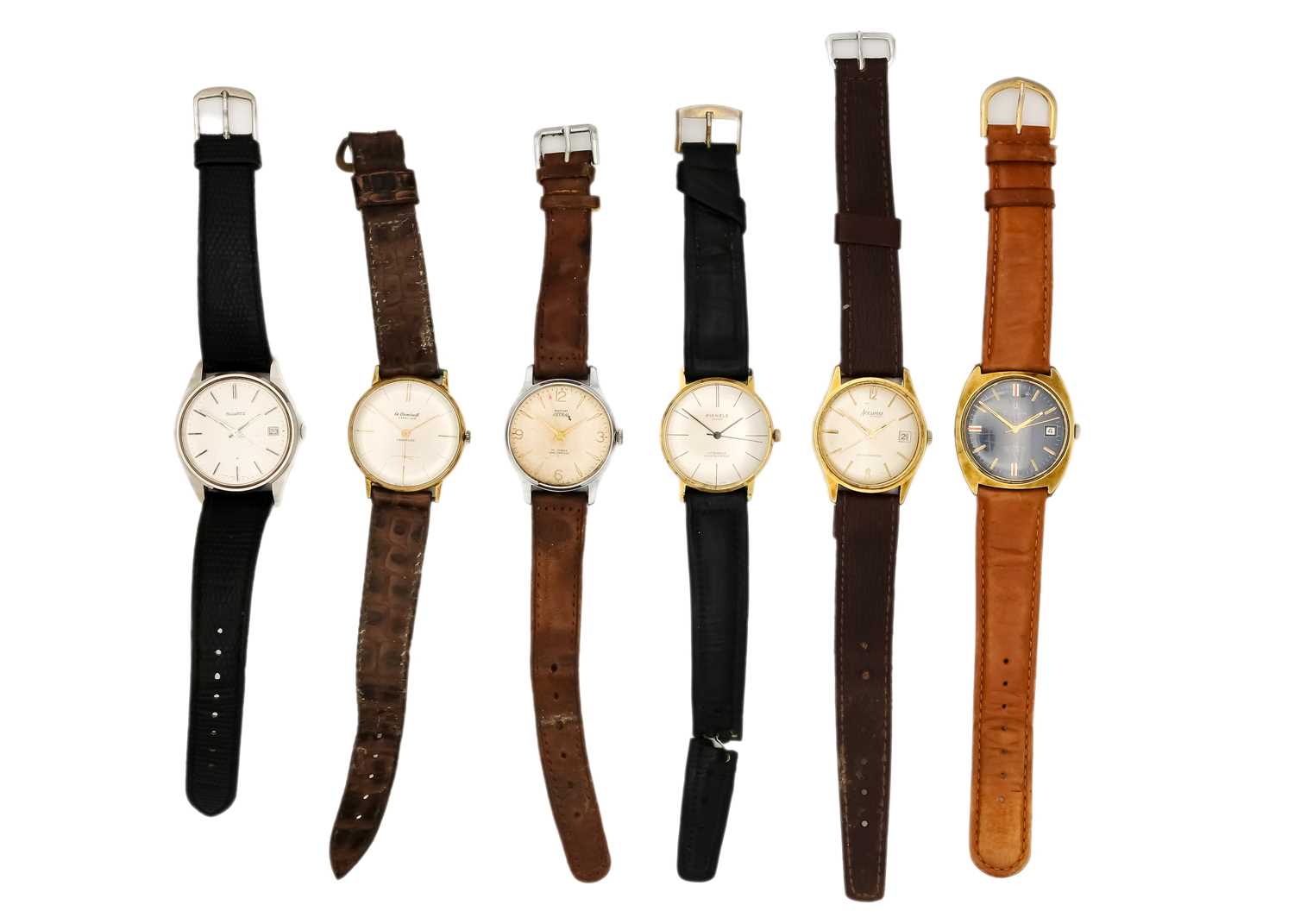A collection of ten gentleman's mechanical wristwatches and a Seiko quartz. - Image 2 of 11
