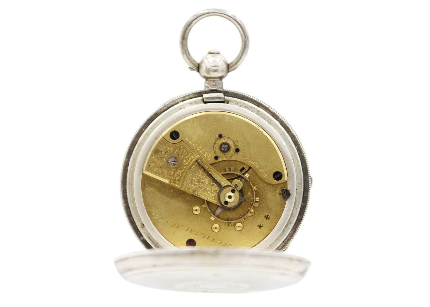 A selection of three pocket watches. - Image 6 of 10