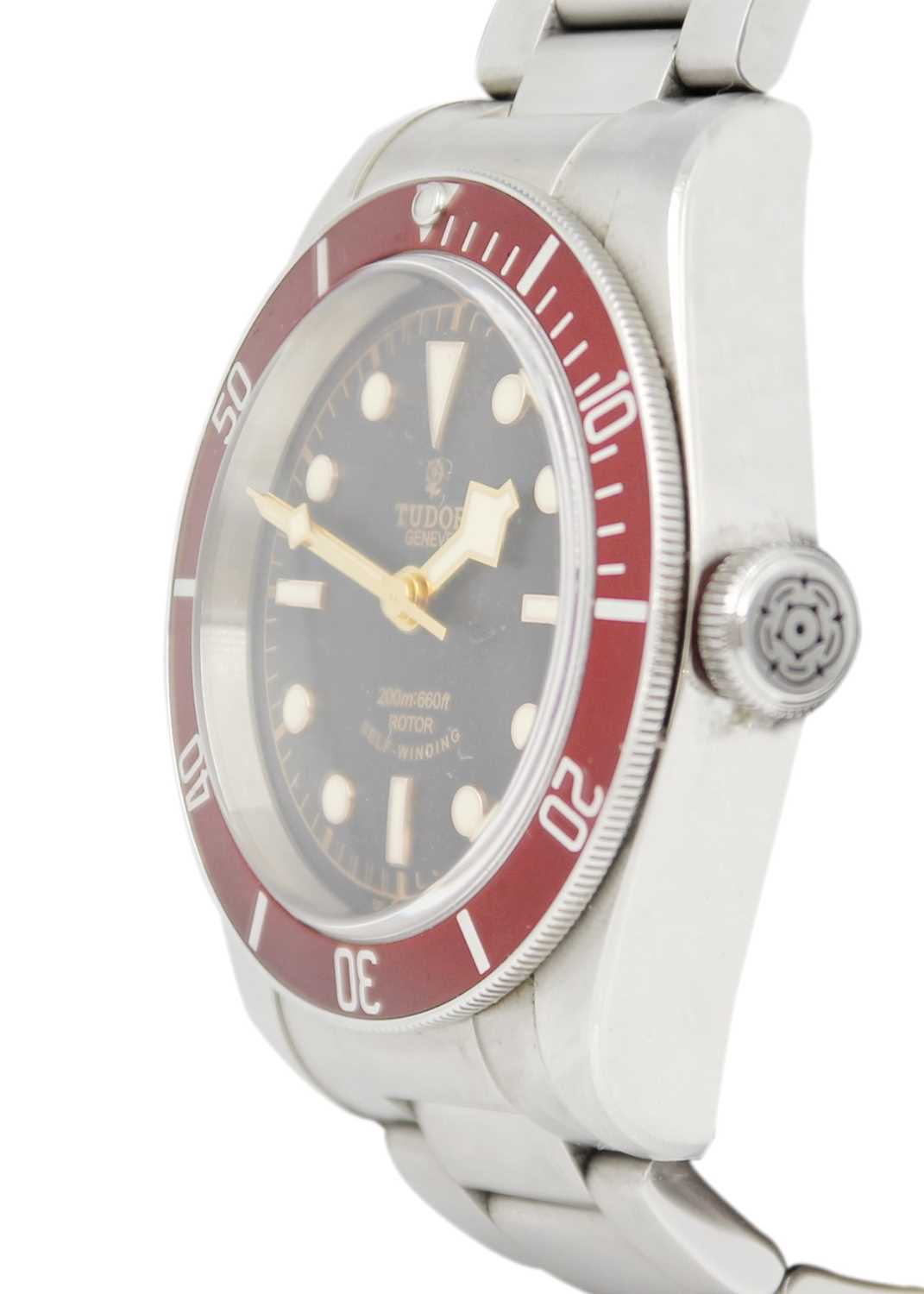 TUDOR - A Tudor Black Bay Heritage gentleman's automatic stainless steel wristwatch, ref. 79220R. - Image 2 of 8