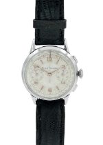 GIRARD-PERREGAUX - A stainless steel cased gentleman's chronograph wristwatch.
