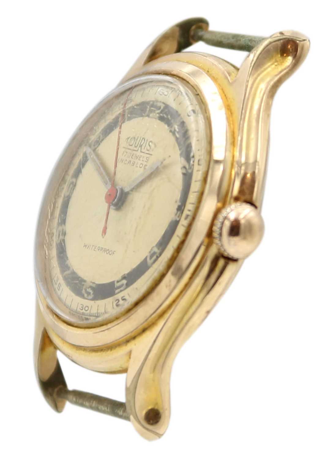 LONGINES - A 9ct gentleman's manual wind wristwatch. - Image 6 of 7