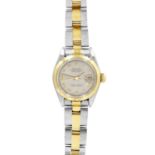 ROLEX - An Oyster Perpetual Datejust lady's bi-colour wristwatch.